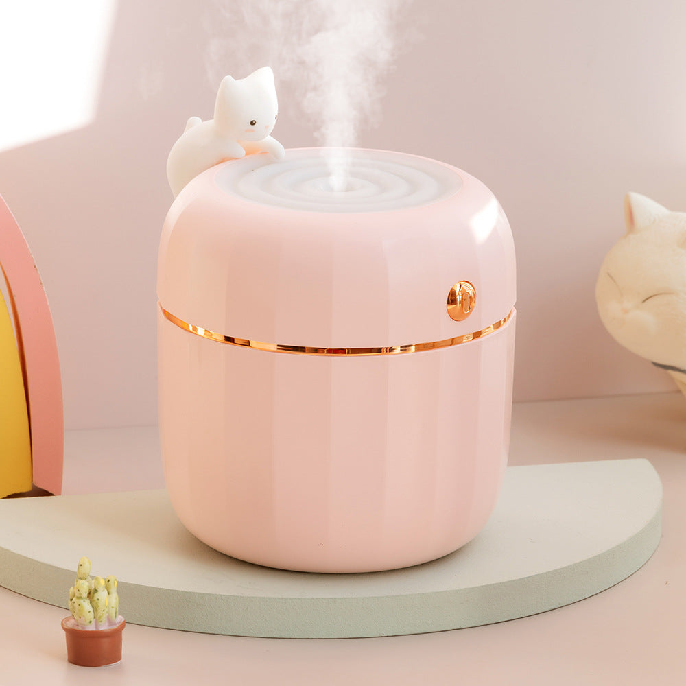 Cat Carving Humidifier USB Mini Desktop Home Atomizer Cartoon Cute Cute Pet Humidifier