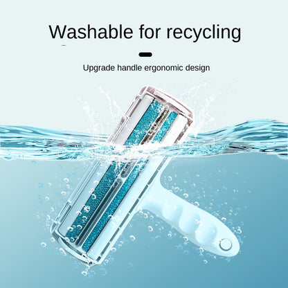 One-Click Clean Pet Grooming Brush – Dog & Cat Deshedding Tool & Self-Cleaning Fur Remover