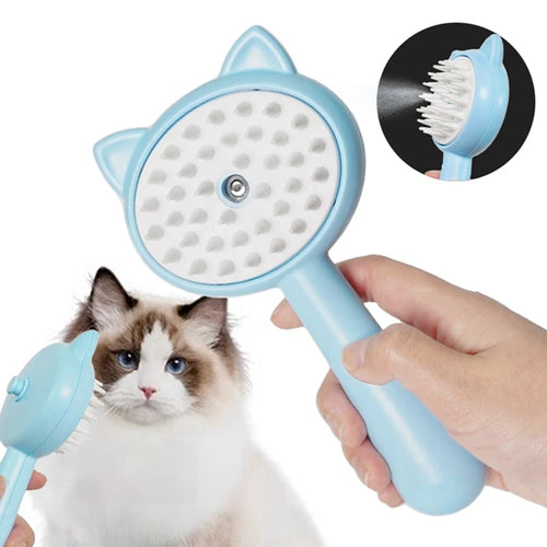 Cats Steamy Brush Pet Dog Brush Electric Spray Cat Hair Brushes Pet Grooming Massage Comb Hair Removal Pet Accessories