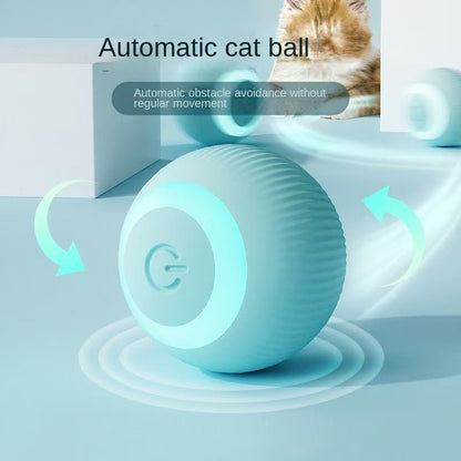 Pet Cat Toy Smart Rolling Ball Self-Entertainment Anti-Boredom Ball Durable Bite-Resistant Cat Toy