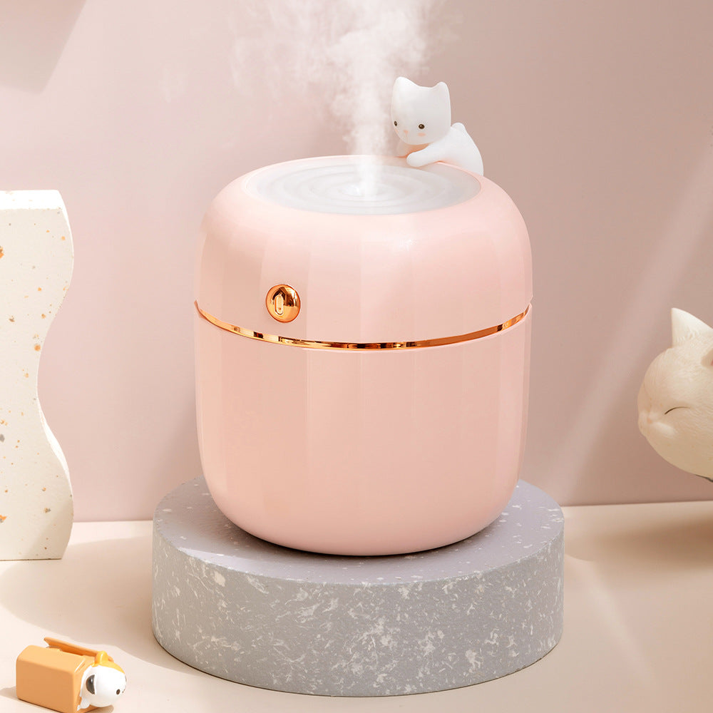 Cat Carving Humidifier USB Mini Desktop Home Atomizer Cartoon Cute Cute Pet Humidifier