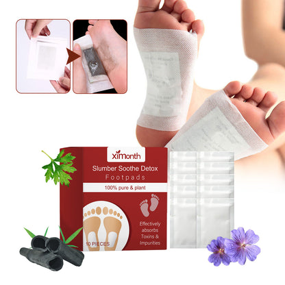 Bamboo Charcoal Foot Patch, Body Cleaning, Moisture Removal, Comfort And Sleep Foot Soles Foot Care Patch