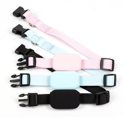 Smart Pet Collar GPS Tracker with MFi Certification, Silicone Cat and Dog Locator for Elderly and Children, Anti-Lost Device