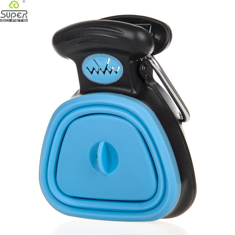 Dog Pet Travel Foldable Pooper Scooper With 1 Roll Decomposable bags Poop Scoop Clean Pick Up Excreta Cleaner Epacket Shipping