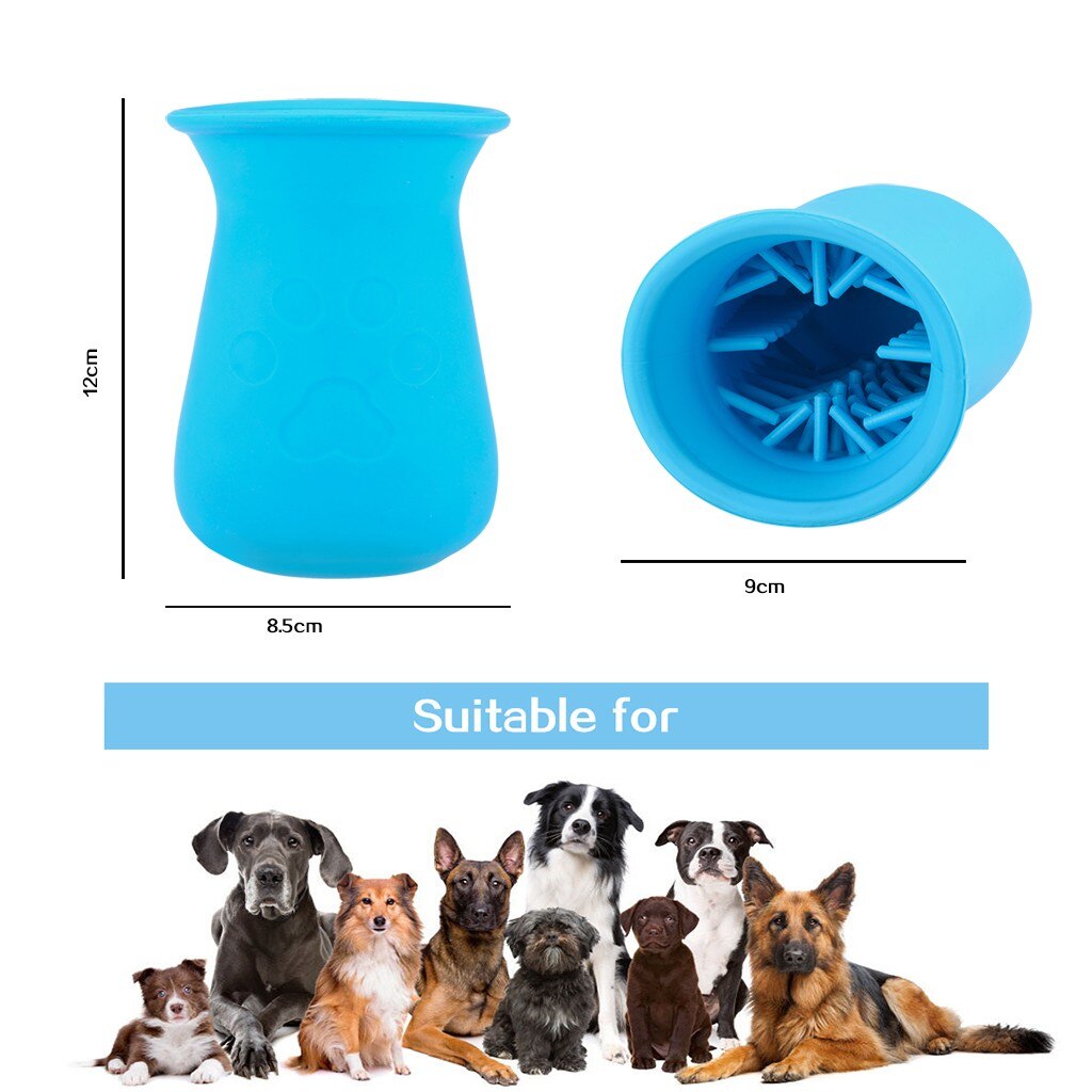 Dog Paw Cleaner Cup Pet Foot Washer Dog Cleaning Brush Claws Massage Grooming Wash Dirty Cat Foot Cleaning Bucket Clean Brush