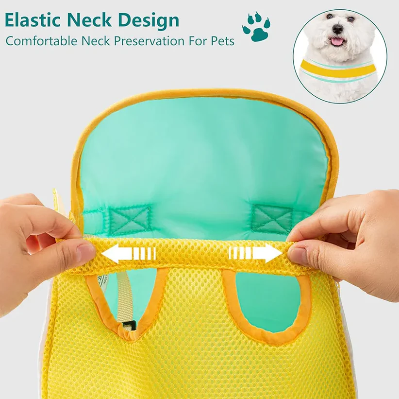 Breathable outdoor cat bag, seasonal universal color blocked pet chest bag, portable travel backpack for small dogs, pet bag