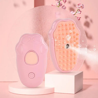 Cartoon Design Pet Brush Electric Cat Grooming Brush with Self Feature for Massage Removing Loose Hair 3 1 Steamy Cat Brush Hot